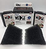 Pet Wedge Hair Remover- 2 Pack Pet Wedge & 2 Free Mini-Pocket Pet Wedge. Bonus Pack