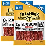 Tillamook Country Smoker Keto Friendly Zero Sugar Smoked Sausages, Original, 4 Ounce (Pack of 2)