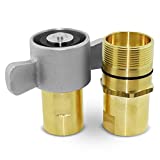 1" NPT Wet-Line Wing Nut Hydraulic Quick Disconnect Coupler/Coupling Set