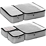 eBags Light 5pc Packing Cubes (Grey)