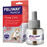 FELIWAY MultiCat Calming Diffuser Refill (1 pack, 48 ml) | Vet Recommended | Reduce Fighting and Conflict Among Cats (D89420B)