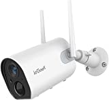 ieGeek Security Cameras Wireless Outdoor, 2K Outdoor Security Cameras with Spotlight & Siren, Wireless Surveillance Cameras for Home Security, 3MP Color Night Vision/2-Way Talk/IP65/PIR/Cloud/SD