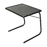 Table-Mate XL TV Tray - Portable, Foldable Table Trays for Eating, Desk Space and Couch - Black