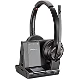 Plantronics SAVI 8200 Series W8220-M Wireless DECT Headset System, Certified for Skype for Business