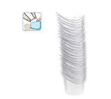 65 Pcs 5ml Disposable Eye Wash Cups Portable Plastic Measuring Cup Eye Flush Cleaning Cups