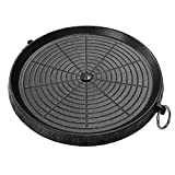 Korean Style BBQ Grill Pan with Maifan Coated Surface Non-stick Smokeless Barbecue Plate for Indoor Outdoor Grilling