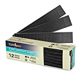Composite Shims and Leveling Wedges, 12 Pack 8-Inch Plastic Shims, Extreme Load Support for Furniture and Appliances, Easy to Snap Door Shims, Window Shims, Toilet Shims, Table Levelers - TUFFBOY