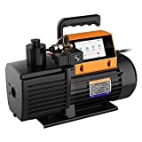 Elitech V700 Intelligent HVAC Vacuum Pump Automotive 7 CFM 2 Stage Touch Screen App