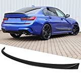 Optimal Co 2019-2022 Glossy Black Trunk Spoiler Wing Compatible with BMW 3 Series G20 2020 2021 330 330i 330e M340i