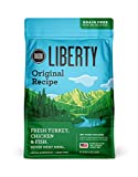 BIXBI Liberty Grain Free Dry Dog Food, Original Recipe, 4 lbs - Fresh Meat, No Meat Meal, No Fillers - Gently Steamed & Cooked - No Soy, Corn, Rice or Wheat for Easy Digestion - USA Made