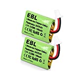 EBL Replacement Headset Battery CS540 84479-01 for Plantronics CS540, 84479-01, 86180-01, CS540A, CS540, C054 Wireless Headsets 2 Pack