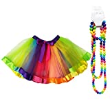 Danballto Halloween Tutu Women 80s Tutu Skirt Adult Dance Peformance Running Costume Accessories (