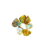 Gempires Natural Ethiopian Fire Opal Raw Gemstone for Jewelry, 8 to 15 mm, Ethiopian Opal Rough, Ethiopian Opal Loose Stone, Loose Rough Gemstone Supply, 25 Carat Lot