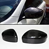 Cuztom Tuning Fits for 2009-2015 Infiniti G25 G37 Q40 Q60 Pair Carbon Fiber Direct Add-on Mirror Cover Caps