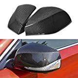 GaofeiLTF Carbon Fiber Mirror Cap Covers Fits for 2014-2020 Infiniti Q50 Q50S - Direct Replacement