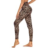 GAYHAY High Waisted Leggings for Women - Soft Opaque Slim Tummy Control Printed Pants for Running Cycling Yoga