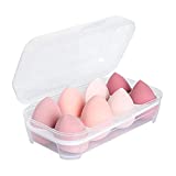 Makeup Sponges , 8 PCS Dry and Wet Use Makeup Sponge Set, Beauty Blender,Makeup Sponges for Liquid,Powder, Cream, Multi-shape Foundation Makeup tools Makeup Egg Set With Gift Box