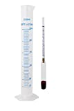 Homebrew Guys Triple Scale Hydrometer Kit. Best for Beer, Wine, Juice, Cider. Easily Measure Specific Gravity, BRIX and Potential Alcohol. Complete with Test Tube. A Must have for making Great Brews!