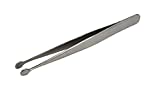 PMC Supplies LLC Stainless Steel Rounded Tips Diamond Gemstone Bead Pearl Holding Tweezers Jewelry Making Tools