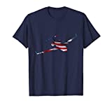Gulfstream GV American Flag Silhouette T-Shirt