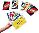 Mattel Games Giant UNO Family Card Game with 108 Oversized Cards and Instructions, Great Gift for Kids Ages 7 Years and Older