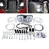 Green-L Rectangular Turn Signal Running LED Fog Light Kit Fit for Honda Goldwing GL1800 F6B 2013-2017