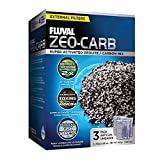 Fluval Zeo-Carb, Chemical Filter Media for Freshwater Aquariums, 150-gram Nylon Bags, 3-Pack, A1490 , White, All Breed Sizes