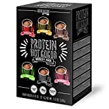 Protein Hot Chocolate, 15g Protein, Variety Pack, Keto Hot Chocolate Mix, Low Carb Hot Cocoa, Includes 6 Different Flavors, Instant Hot Coco (1 Box)