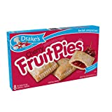 Drake's by Hostess 8 ct Cherry Fruit Pies 16 oz (Pack of 6)