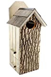 Uncle Dunkels Premium Pine Wood Duck House; Rustic Handmade Duck Nesting Box