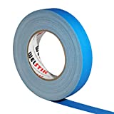 WELSTIK 1 Pack Gaffer Tape Blue 1"X 60 Yards-60 Yards Length .Heavy Duty Gaffer Floor Tape for Cables, Photography, Theater Stage Setup,Interior Design,Residue Free,Non Reflective, Easy to Tear