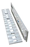 7 FT x 15" Aluminum 6000 LB RampS CAR Truck Trailer Auto Hauler Knife & Hook Ends