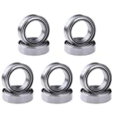 Hobbypark 10pcs RC Ball Bearing 10x15x4mm Metal Shielded Sealed Deep Groove 6700ZZ for Car Buggy Monster Truck Fit Redcat HSP Traxxas etc