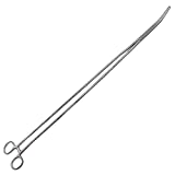 SurgicalOnline 24" Long Curved Hemostat Forceps - Stainless Steel Locking Tweezer Clamps - Ideal Hemostats for Nurses, Fishing Forceps, Crafts and Hobby