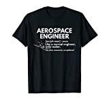 Aerospace Engineer Definition Funny Engineering T shirt