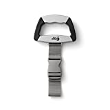 EatSmart SmartGrip Portable Instant Read Digital Handheld Luggage Scale, Compact, Easy to Read, Lightweight, Durable, High 110 lb Capacity, Battery Included, Silver