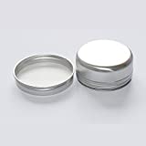 X-Haibei 2 Empty Tin Case for Lotion Bar Soap Hair Wax Shampoo Conditioner Bars Aluminum