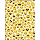 Creative Converting Show Your Emojions Plastic Photo Backdrop, 72 x 54-, Multicolor