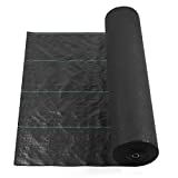 Driveway Fabric 4 x 300 ft 5.8oz geotextile Fabric Commercial Grade Road Fabric,600 Pounds Grab Tensile Strength geotextile Drainage Fabric for Erosion Control,Landscape Fabric,Weed Barrier