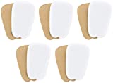 5 Pairs of Felt Tongue Pads Cushion for Shoes (Extra Large)