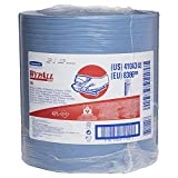 WypAll - KCC41043 X80 Reusable Wipes Extended Use Cloths Jumbo Roll, Blue, 475 Sheets / Roll; 1 Roll / Case