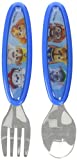 Playtex Mealtime Paw Patrol Utensils for Boys Including 1 Spoon and 1 Fork