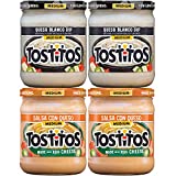 Tostitos Queso Variety Pack, 4 Count, 15.5 Ounce (Pack of 4)