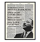 Martin Luther King Inspirational Love Quote Dictionary Wall Art - 8x10 Photo, Home Decor Poster Print - Gift for MLK, Black History Month, African American, Civil Rights Fan, Teacher, Classroom