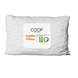 Coop Home Goods Toddler Pillow, Soft, Breathable & Washable Mini Bed Pillows for Kids, Adjustable Pillow with Premium Memory Foam for Neck, Knee & Back Support, CertiPUR-US/GREENGUARD Gold, 19" x 13"