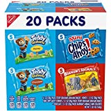 Nabisco Variety Fun Shapes Assorted Barnum's Animal Crackers, Teddy Grahams and Chips Ahoy! Mini, 1 Oz, Pack of 5 (Total Pack of 20)