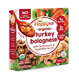 Happy Tot Organics Turkey Bolognese Bowl with Lentil Pasta, 4.5 Ounce Pouch (Pack of 8) packaging may vary