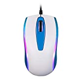 Coolerplus Wired Mouse, 1200DPI, Rainbow Breathing Light, USB Computer Mouse for Kids/School/Office/Home/Gaming Mouse, Compatible with Windows for PC, Laptop, Desktop, MacBook(White)