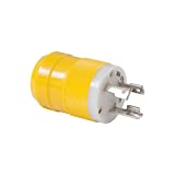 Marinco 305CRPN Male Plug, 30A 125V,Yellow