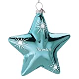 HOLIDAY PEAK Personalized March Birthstone Star Ornament